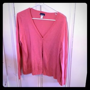 Pink Cardigan Sweater